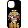 FernwehFarben Studio Geburtstage Custodia per iPhone 13 Pro Max Grande da luglio 1996 30° compleanno frase 30 anni