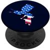 Car Paint USA Flag Designs Spruzzatore di vernice bandiera USA automobilistico auto pittore sinistro petto PopSockets PopGrip Adesivo