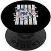 Classroom Creative Prints Pre-K Pennant Floreale Plaid Fiocchi Scuola Design PopSockets PopGrip Adesivo