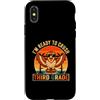 Back to School First Day Hawks Vintage B Custodia per iPhone X/XS I'm Ready to Crush 3rdGrade Hawk Occhiali da sole retrò divertenti