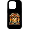 Back to School First Day Tigers Vintage Custodia per iPhone 15 Pro Occhiali da sole con tigre di terza elementare I'm Ready to Crush, retro divertente
