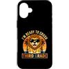 Back to School First Day Lions Vintage B Custodia per iPhone 16 Plus Occhiali da sole con leone di terza elementare I'm Ready to Crush, retro divertente