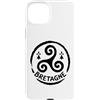 Brittany Celtic Culture Custodia per iPhone 15 Plus Simbolo del patrimonio celtico Triskel
