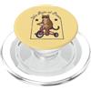 Cool Kitty Co. We Ride at Dawn - Occhiali da sole divertenti a forma di gatto PopSockets PopGrip per MagSafe