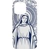 Happy Catholics Custodia per iPhone 14 Pro Max Nostra Signora di Lourdes Immacolata Concezione Maria Cattolica