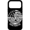 Brittany Celtic Culture Custodia per iPhone 17 Pro Max Simboli della Bretagna, Francia Breton Pride Triskel