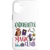 V8Shop Back To School Kindergarten Custodia per iPhone 16 Plus Scuola materna Magic Club Halloween Scuola Studente Insegnante
