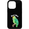 Parrot and Pet Bird Owners Custodia per iPhone 13 Pro Assonnato Amazon Pappagallo Uccello Mamma Acquerello