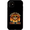 Back to School First Day Lions Vintage B Custodia per iPhone 11 Occhiali da sole con leone di terza elementare I'm Ready to Crush, retro divertente