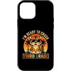 Back to School First Day Tigers Vintage Custodia per iPhone 12 mini Occhiali da sole con tigre di terza elementare I'm Ready to Crush, retro divertente