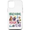 V8Shop Back To School High School Custodia per iPhone 12/12 Pro High School Magic Club Carino Halloween Scuola Studente Insegnante