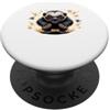 Honey Badgers Lover Gifts Honey Badger Energy Wildlife Safari Animal Lover PopSockets PopGrip Adesivo