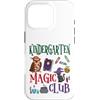 V8Shop Back To School Kindergarten Custodia per iPhone 16 Pro Scuola materna Magic Club Halloween Scuola Studente Insegnante