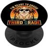 Back to School First Day Rams Vintage Bo I'm Ready to Crush 3rd Grade Ram occhiali da sole retrò divertente cool PopSockets PopGrip Adesivo