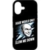 Uomo Calvo Ironico Papà Senza Capelli Ve Custodia per iPhone 17 Hair Would Only Slow Me Down Uomo Calvo Divertente flash
