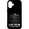 Sasquatch Seeker Designs Custodia per iPhone 16 Bigfoot Sasquatch Unico Foresta Mountain Guy