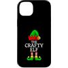 Elf Family Christmas Apparel Custodia per iPhone 14 Plus The Crafty Elf Funny Family Group Festa di Natale