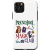 V8Shop Back To School Preschool Custodia per iPhone 11 Pro Prescolare Magia Club Carino Halloween Scuola Studente Insegnante