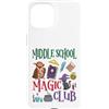V8Shop Back To School Middle School Custodia per iPhone 15 Scuola media Magia Club Halloween Scuola Studente Insegnante