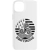Brittany Celtic Culture Custodia per iPhone 14 Plus Bandiera celtica della Bretagna Triskele Bretone