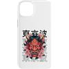 TOKYO WAVES Oni Mask Designs Custodia per iPhone 14 Plus Maschera giapponese del diavolo Yokai del diavolo Hannya Giappone Oni