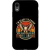 Back to School First Day Falcons Vintage Custodia per iPhone XR I'm Ready to Crush 3rd Grade Falcon occhiali da sole divertenti retrò