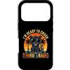 Back to School First Day Panthers Boys C Custodia per iPhone 17 Pro I'm Ready to Crush 3rd Grade Panther Occhiali da sole retrò divertenti