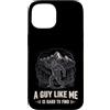 Sasquatch Seeker Designs Custodia per iPhone 15 Bigfoot Sasquatch Unico Foresta Mountain Guy