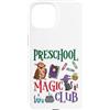 V8Shop Back To School Preschool Custodia per iPhone 15 Prescolare Magia Club Carino Halloween Scuola Studente Insegnante