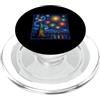 Patriotic Liberty Fireworks Night Skylin Patriottica, libertà, fuochi d'artificio, notte, PopSockets PopGrip per MagSafe