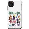 V8Shop Back To School Middle School Custodia per iPhone 11 Pro Max Scuola media Magia Club Halloween Scuola Studente Insegnante
