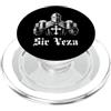 Sir Veza the Knight of Beer Humor Design Grafica Sir Vesa, divertente cavaliere della birra, Cerveza, Medieval Lover PopSockets PopGrip per MagSafe