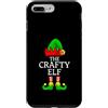 Elf Family Christmas Apparel Custodia per iPhone 7 Plus/8 Plus The Crafty Elf Funny Family Group Festa di Natale