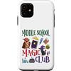 V8Shop Back To School Middle School Custodia per iPhone 11 Scuola media Magia Club Halloween Scuola Studente Insegnante