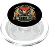 Back to School First Day Eagles Vintage I'm Ready to Crush 1st Grade Eagle Occhiali da sole divertenti retrò PopSockets PopGrip per MagSafe