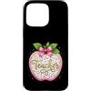 Teacher's Apple Art Custodia per iPhone 15 Pro Max Apprezzamento dell'educatore a pois della mela dell'insegnante