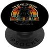 Back to School First Day Panthers Boys C I'm Ready to Crush 2nd Grade Panther Occhiali da sole divertenti retrò PopSockets PopGrip Adesivo