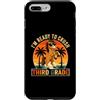 Back to School First Day Mustangs Boys G Custodia per iPhone 7 Plus/8 Plus I'm Ready to Crush 3rd Grade Mustang occhiali da sole retrò divertente