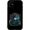 coder cyber hoodie dolphin code dolphin Custodia per iPhone 11 Coder Dolphin con cappuccio