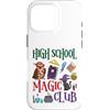 V8Shop Back To School High School Custodia per iPhone 16 Pro High School Magic Club Carino Halloween Scuola Studente Insegnante