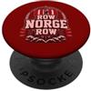 Row Norge Viking Co Norvegia Viking Row Norge Row Dragon Boat Nordic Rowing Crew PopSockets PopGrip Adesivo