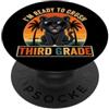 Back to School First Day Panthers Boys C I'm Ready to Crush 3rd Grade Panther Occhiali da sole retrò divertenti PopSockets PopGrip Adesivo