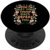 Dont Let The Hard Days Win Mental Health Floral Motivational Don't Let The Tough Days Defeat You PopSockets PopGrip Adesivo
