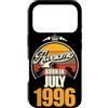 FernwehFarben Studio Geburtstage Custodia per iPhone 17 Pro Grande da luglio 1996 30° compleanno frase 30 anni