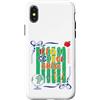 V8Shop Back To School High School Custodia per iPhone X/XS Scuola superiore equipaggio Back School Carino Pastelli Studente Insegnante