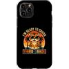 Back to School First Day Tigers Vintage Custodia per iPhone 11 Pro Occhiali da sole con tigre di terza elementare I'm Ready to Crush, retro divertente