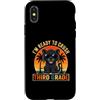 Back to School First Day Panthers Boys C Custodia per iPhone X/XS I'm Ready to Crush 3rd Grade Panther Occhiali da sole retrò divertenti