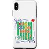 V8Shop Back To School High School Custodia per iPhone XS Max Scuola superiore equipaggio Back School Carino Pastelli Studente Insegnante