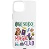 V8Shop Back To School High School Custodia per iPhone 15 Plus High School Magic Club Carino Halloween Scuola Studente Insegnante
