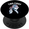 Patriot Pop Culture Due Fiddy George Washington Patriot segno della pace PopSockets PopGrip Adesivo